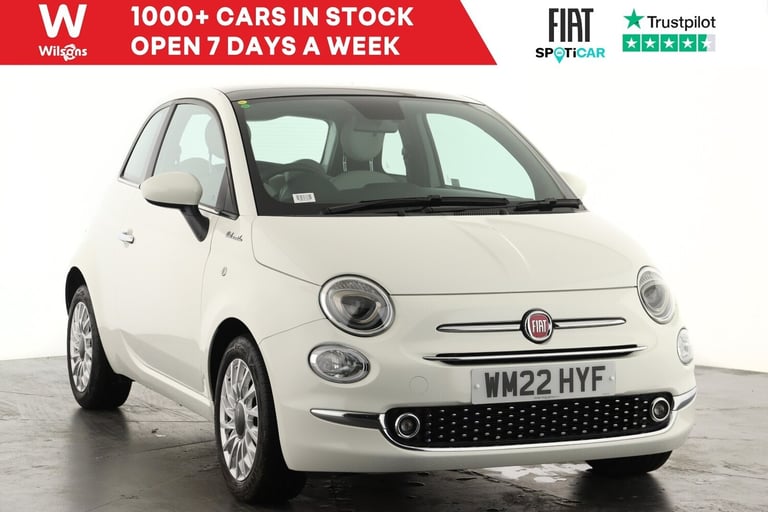 2022 Fiat 500 1.0 Mild Hybrid Dolcevita [Part Leather] 3dr Hatchback Petrol Manual