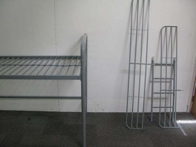 High Sleeper Bed Single Metal Bed Frame . Height from ground to the bed base is 97cm