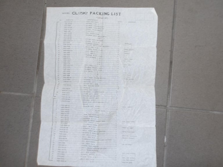 Honda CL175 1972 Very Clean Original Example, Tax & Mot Exempt