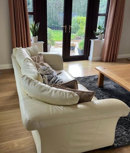 2 two seater leather settee's for FREE