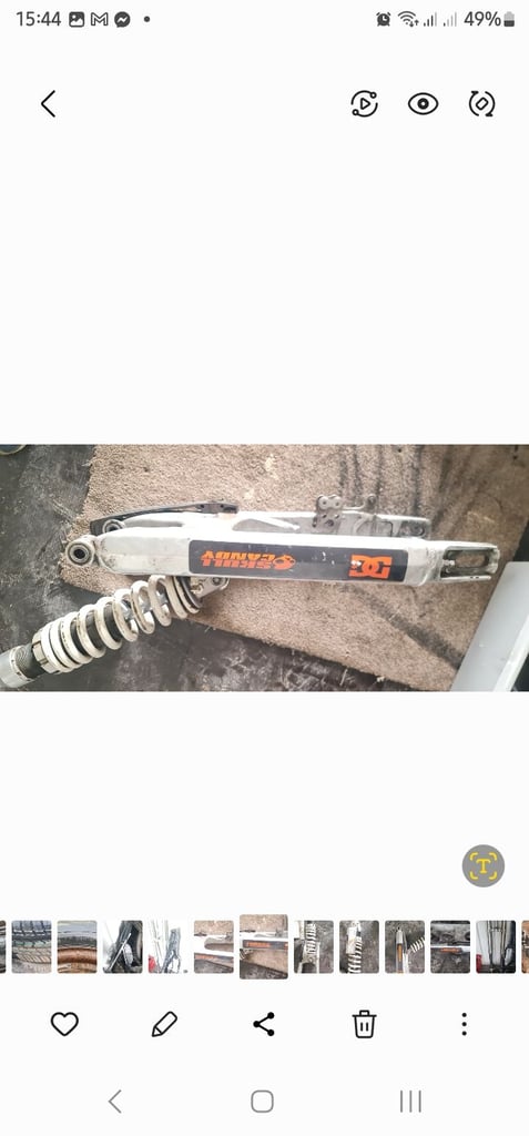 KTM EXC450 PARTS SHOCK SWING ARM ECT