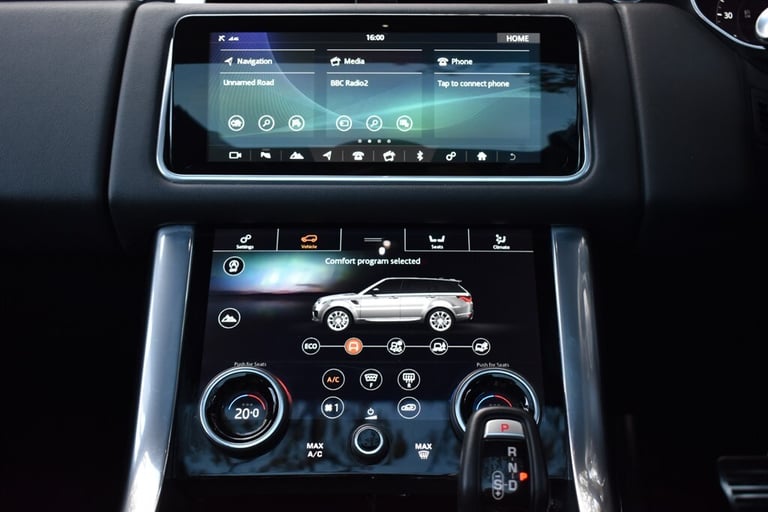 2021 Land Rover Range Rover Sport HSE SILVER+Panoramic Roof and Electric Deployable Tow Pack Esta...