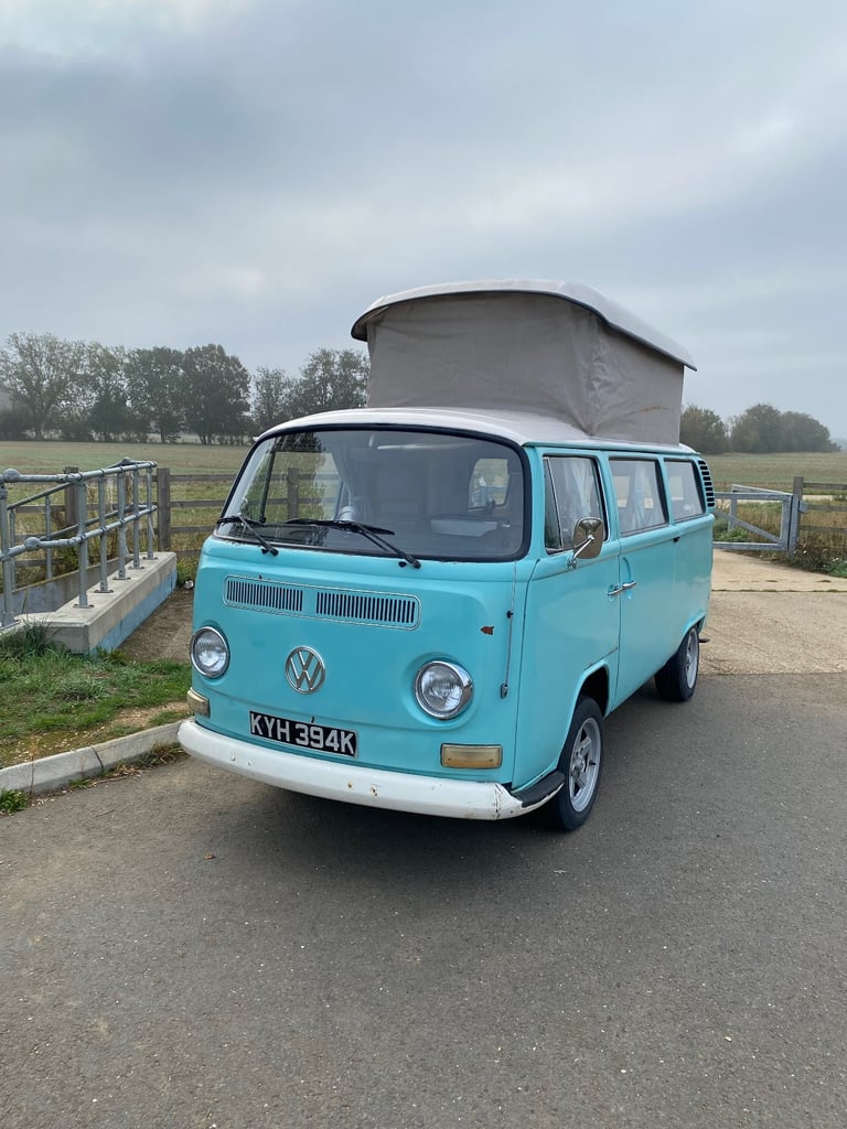 1972 VW T2 Campervan - Westfalia Continental Interior & Banbury Pop-Top