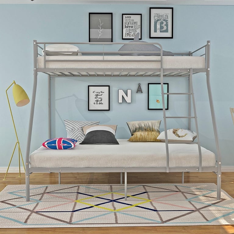 DOUBLE METAL BUNK BED AND MATTRESS | in South Kensington, London | Gumtree