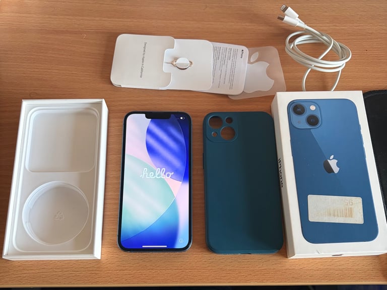 Apple iPhone 13 – 128GB – Blue – Unlocked – Good Condition