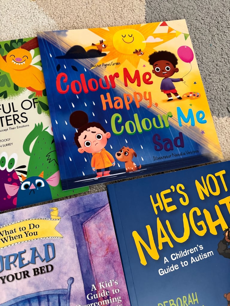 Set of Anxiety/Autism/ Emotional books