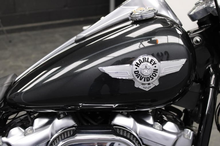 2018 Harley-Davidson FLFBS Softail Fat Boy 114 in Black Tempest