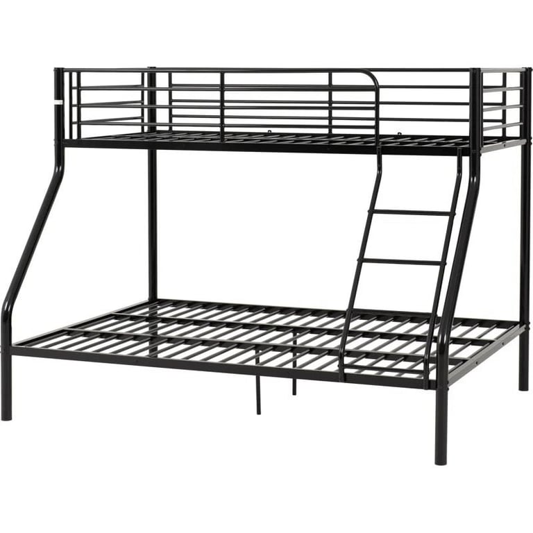 Black metal Trio Sleeper Bunk Bed