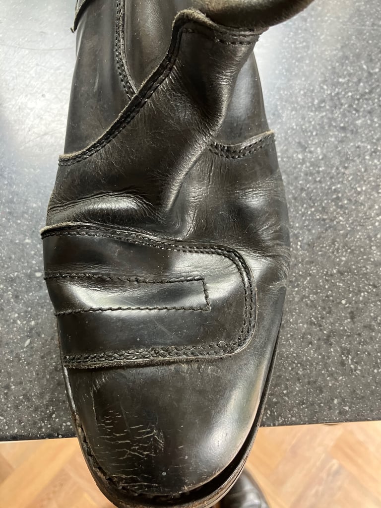 Motorcycle Boots ( police) Vintage 
