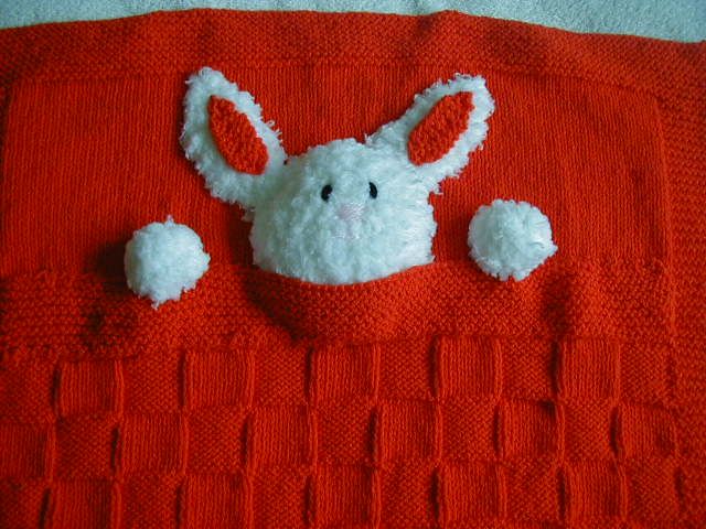 Hand Knitted Baby Blanket