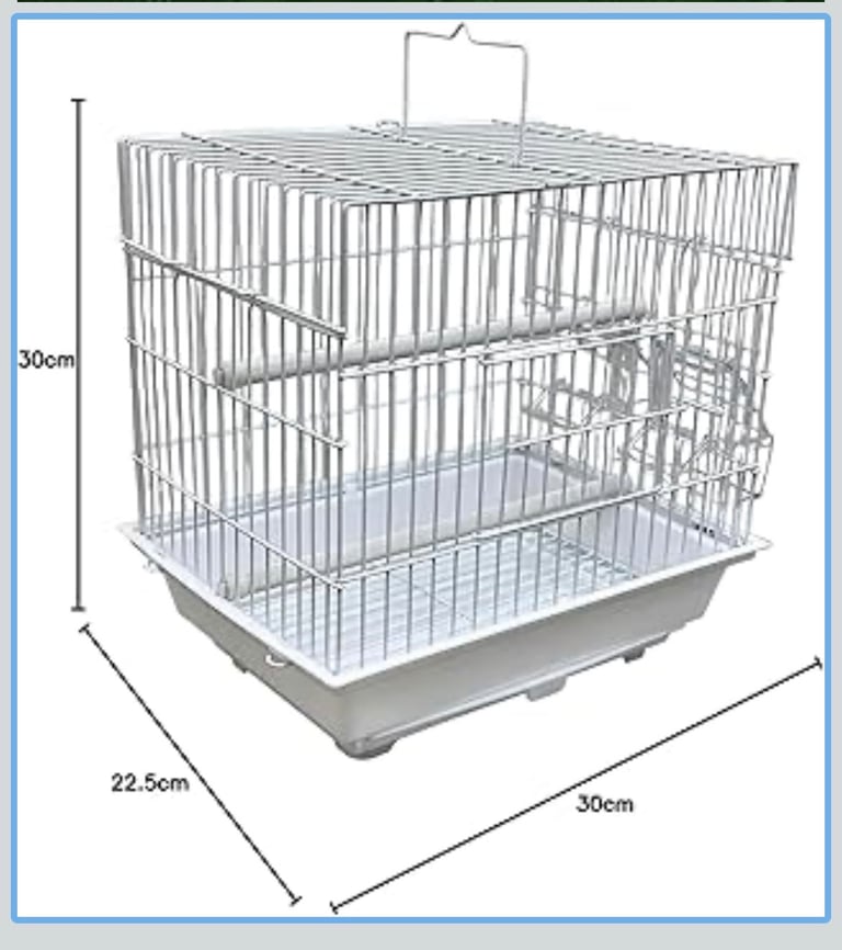 9 like new bird carry cages £15 each