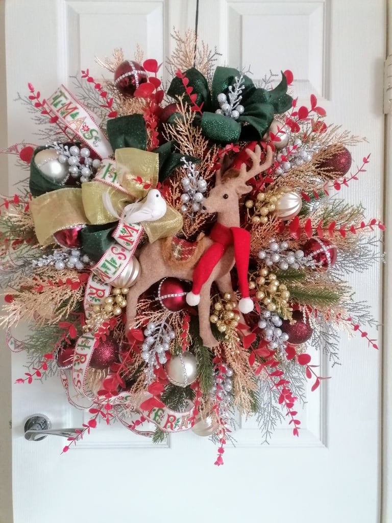 Unique xmas wreath