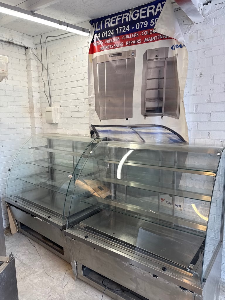 Cake fridge desert fridge display cafe shop restaurant takeaway 