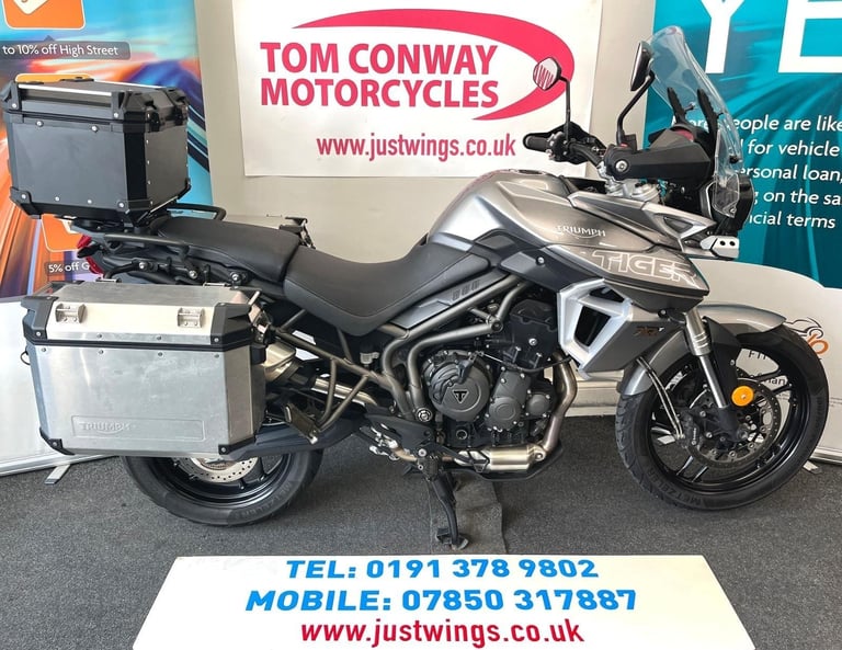 image for TRIUMPH TIGER 800 XRT, 2019(19),2 OWNERS, 11.042 MILES, FSH, FULL LUGGAGE, £6995