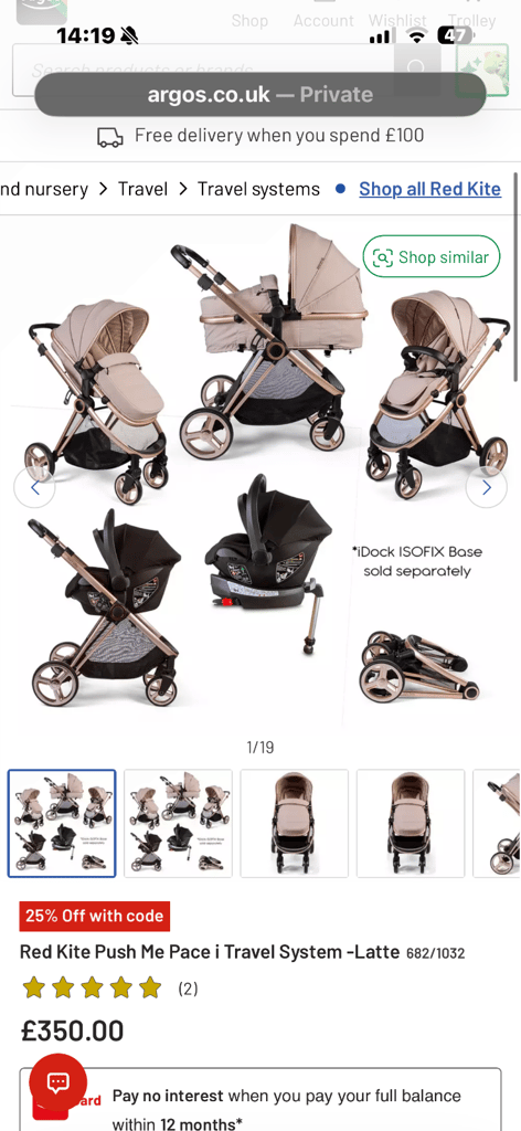 image for Baby pram 