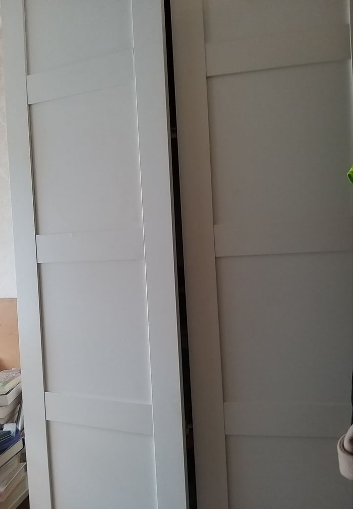 image for Ikea Pax wardrobe tall Bergsbo doors