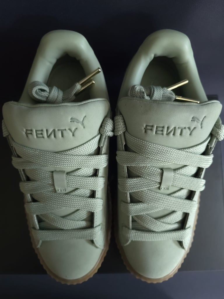 Fenty x Puma Creeper Phatty – Green Fog/Gold/Gum – RRP £120