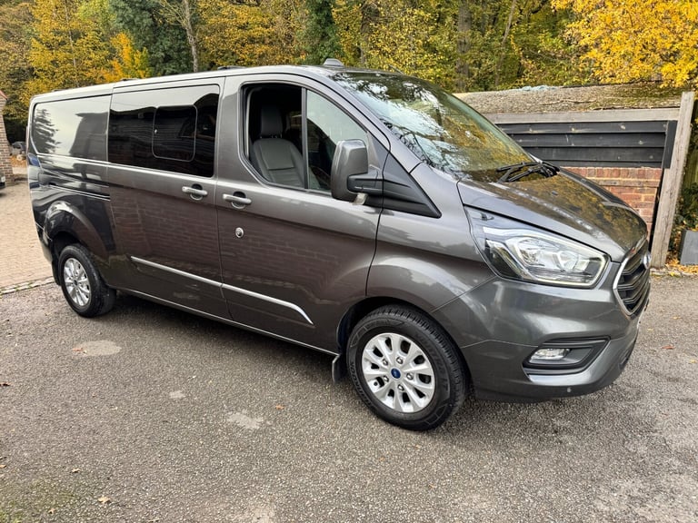 2022 FORD TRANSIT CUSTOM 320 CREW CAB 5 SEATS LIMITED + GREY + TAILGATE