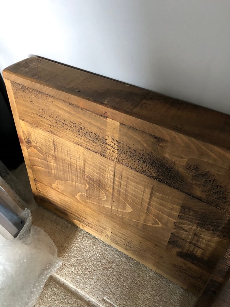 Handmade 'Clar furniture' dining table and bench set