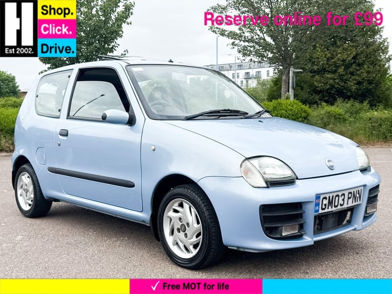 2003 Fiat Seicento 1.1 Sporting 3dr HATCHBACK Petrol Manual