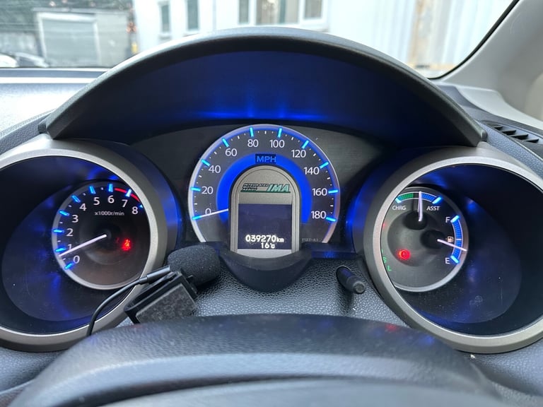 2012 Honda Jazz 1.3 IMA Petrol Hybrid electric 5dr Hatchback Hatchback Hybrid Electric Manual