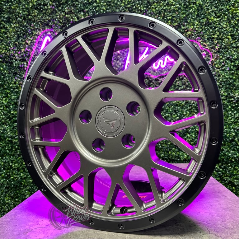 16” 5x114.3 Load Rated Alloys New Gunmetal Wheels Vivaro Trafic NV300