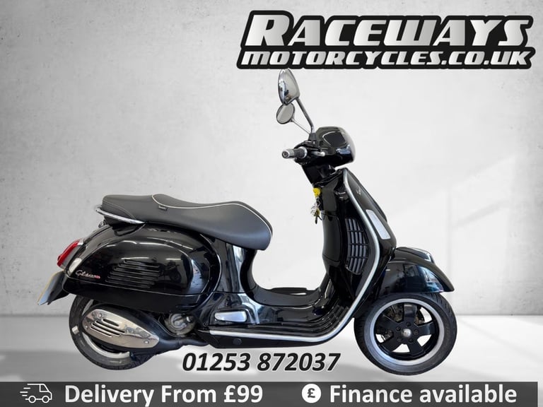 VESPA GTS 125 SUPER ABS (PIAGGIO) BLACK 2015, 15 REG JUST 3,867 MILES USED 125CC