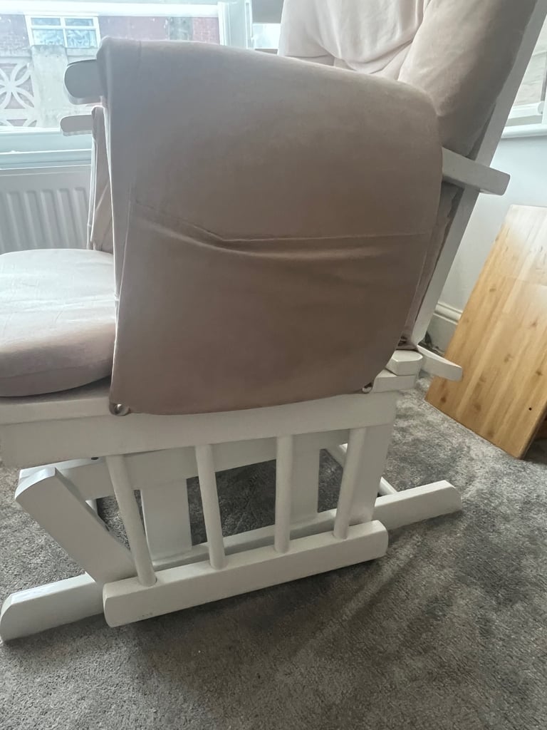 Obaby Reclining Glider Chair and Stool