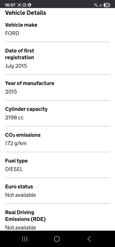 Ford, TOURNEO CUSTOM, MPV, 2015, Manual, 2198 (cc), 5 doors