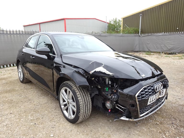 2022 22 REG AUDI A3 SPORT 40 TFSI E HYBRID AUTO DAMAGED REPAIRABLE SALVAGE