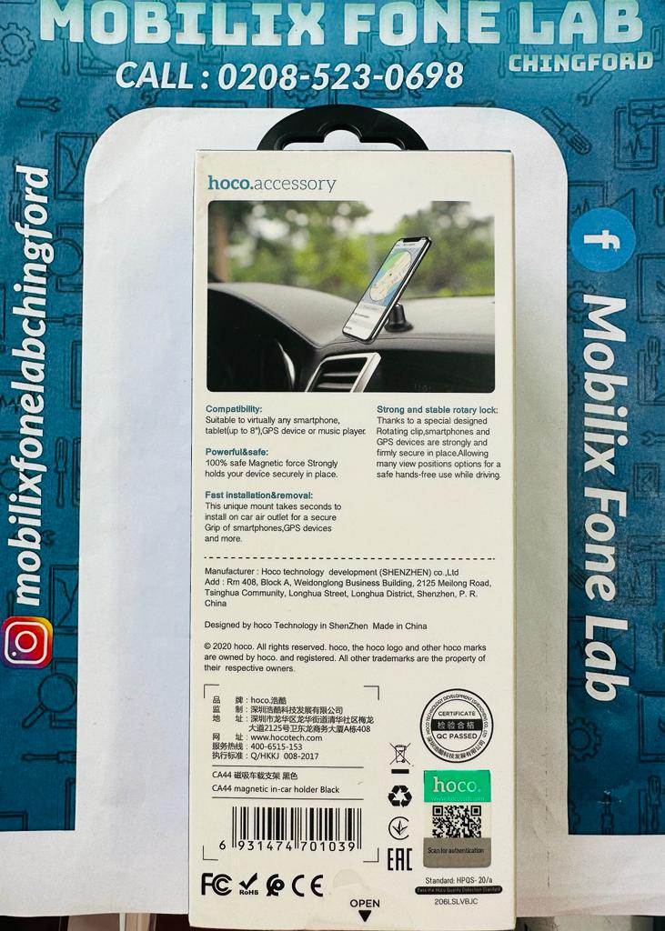 HOCO Premium CA44 Strong Magnetic Car Holder Car Mount Holder for Dashboard Windshield Windscreen