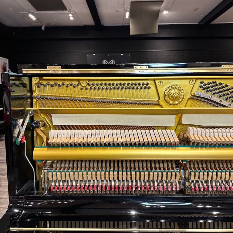 REDUCTION: Yamaha U1 Upright Piano Black | Delivery, Warranty, Stool, Tuning