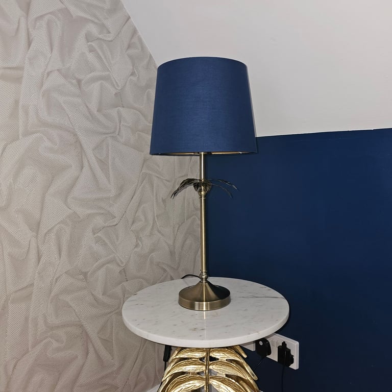 image for Bedside Lamp blue/gold