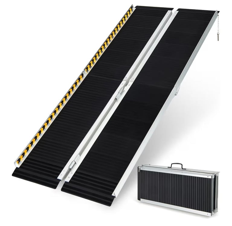 image for 6ft folding wheelchair ramp heavy duty