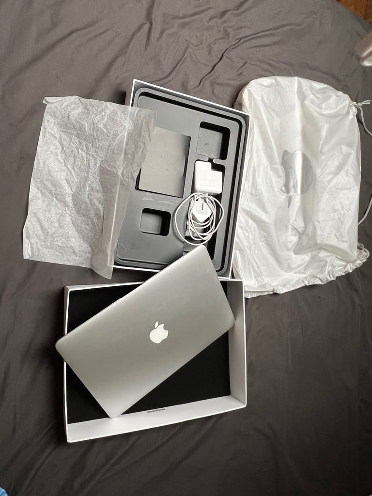 image for Apple MacBook Air 13” (Early 2015) – i5, 4GB RAM, 256GB SSD – Boxed + Charger + Case