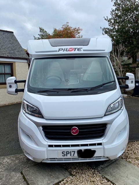 Pilote P700C Sensation 2 Berth 2017 Motorhome fixed island bed on Fiat Ducato 130 for sale