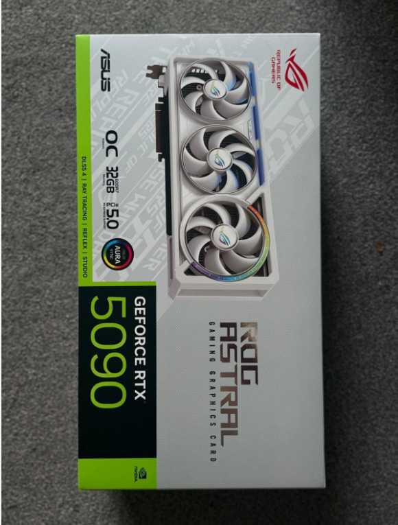 image for ASUS ROG ASTRAL NVIDIA GeForce RTX 5090 32G OC WHITE Edition GDDR7 Brand New