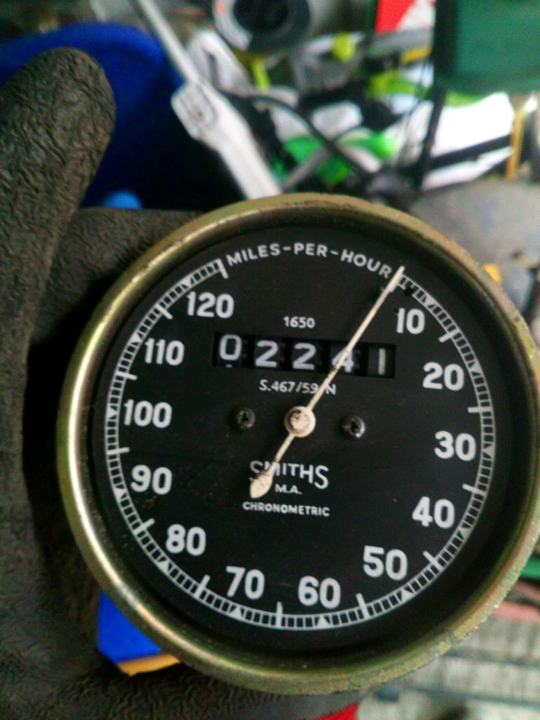 Smiths 120 mph gauge 