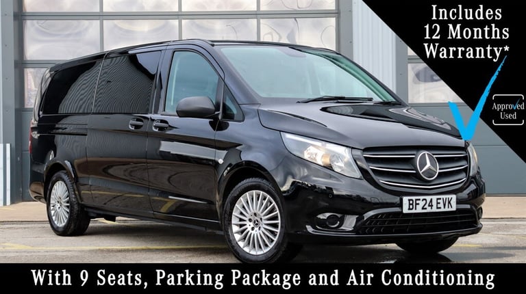 2024 Mercedes-Benz Vito 2.0 116 CDI SELECT Tourer Double Cab G-Tronic RWD L3 (9 Seats) Euro 6 Min...