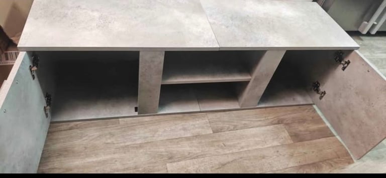TV Cabinet | Concrete Grey | Engineered Wood