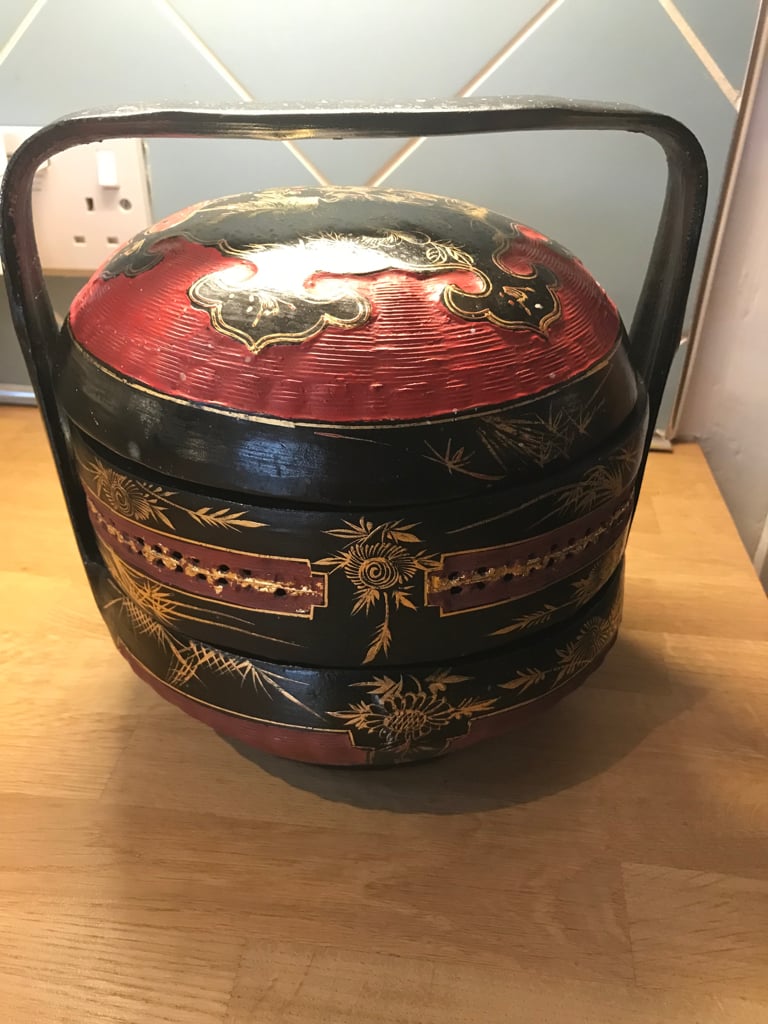 Vintage Chinese wedding basket