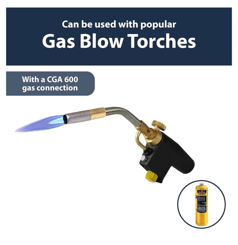 Mapp/Map Pro Plus Propane plumbing Gas Canister Cartridge Cylinder Bottle for Blowtorch Tools 
