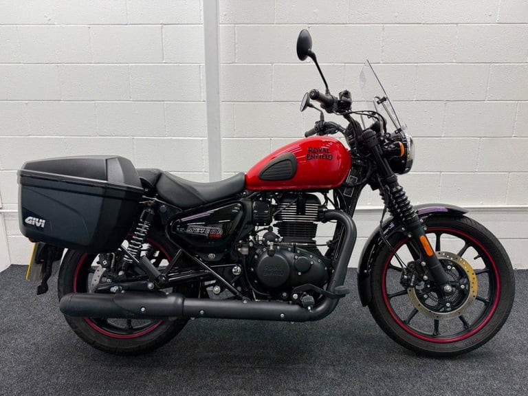 ROYAL ENFIELD METEOR 350 ABS ** Panniers - 2938 miles - August 26 MOT **