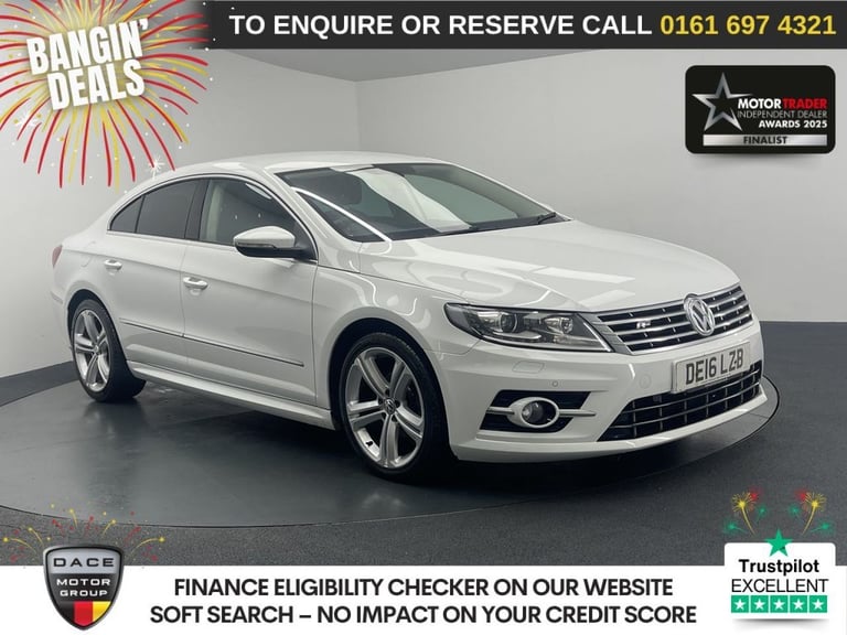 2016 Volkswagen CC 2.0 TDI BlueMotion Tech R-Line Saloon 4dr Diesel DSG Euro 6 (s/s) (150 ps) Sal...