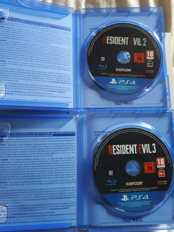 PS4 resident evil 2+3