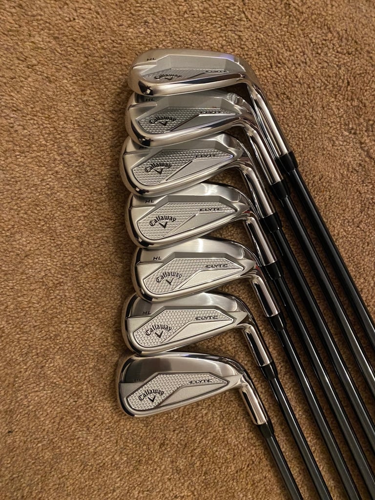 Callaway Elyte HL Custom Irons 5-SW As new
