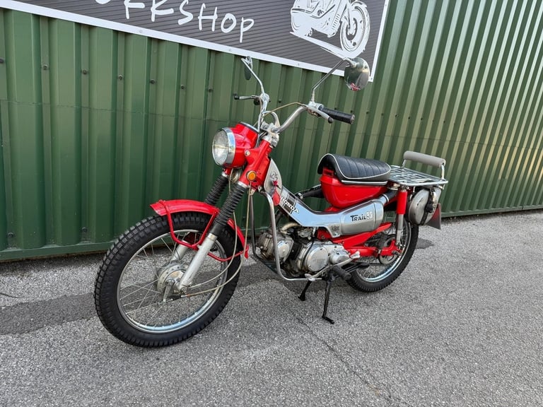 Honda CT90 Trail 1971 Red US Import in 2019 Runs and Rides Nice Original Bike 