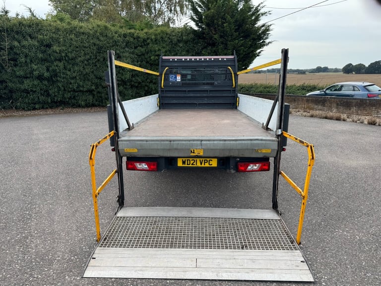 2021 Ford Transit 350 2.0 EcoBlue 130ps L4 LWB DROPSIDE TAIL LIFT AIR CON FSH  CHASSIS CAB Diesel...