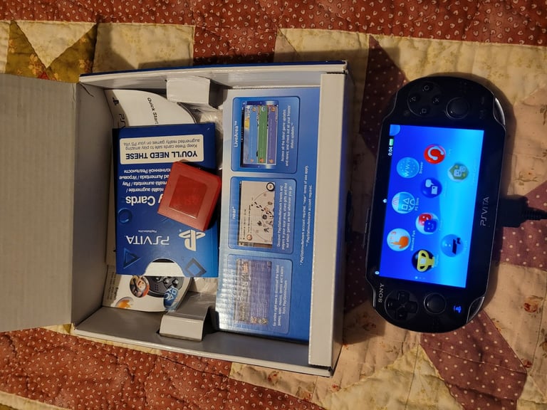 Sony playstation vita boxed plus games