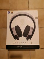 Alienware 7.1 PC Gaming Headset Headphones AW510H Lunar Light UNOPENED